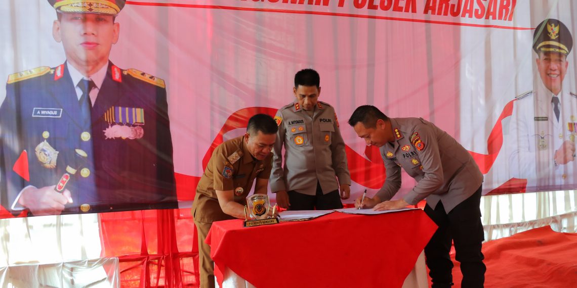Pemkab Bandung Dukung Langkah Polresta Bandung Bangun Polsek Arjasari Untuk Tingkatkan Keamanan Masyarakat