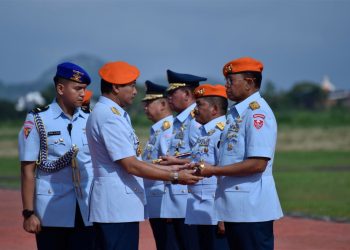 Kasau Lantik Dankoharmatau dan Dankopasgat Baru di Mako Kopasgat