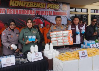 Satnarkoba Polresta Bandung Berhasil Bongkar Jaringan Obat Keras di Kabupaten Bandung