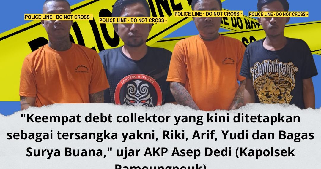 Puluhan Debt Collector Diamankan Polisi, Empat Orang Ditetapkan Sebagai Tersangka