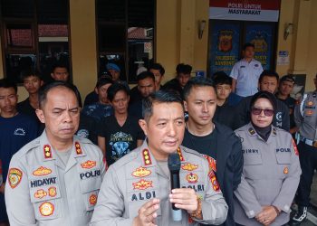 Polresta Bandung Amankan Puluhan Orang Geng Motor Brigez Pelaku Penganiaya Jukir