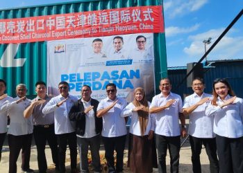KADIN Indonesia Sukses Lepas Ekspor Perdana Arang Batok Kelapa dari Batam ke China